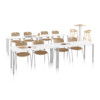 Herman Miller Caper, tuolit luokkatilassa.