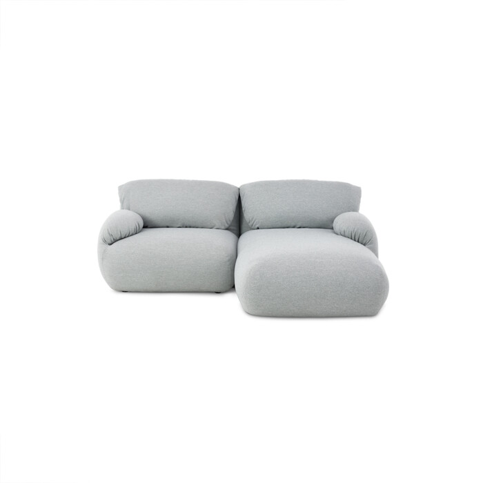 Herman Miller Luva harmaa 2-istuttava sohva divaanilla.