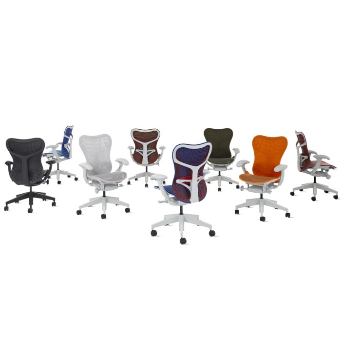 Herman Miller Mirra 2 työtuolien värit