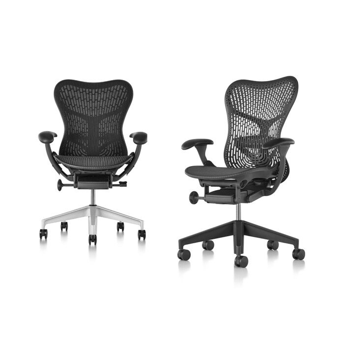 Herman Miller Mirra 2 Graphite / musta työtuoli.