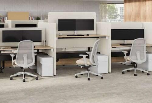 Herman Miller Bound Sit-Stand työpisteet